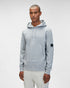 C.P. COMPANY Diagonal Raised Fleece Hoodie Mens Apparel -
